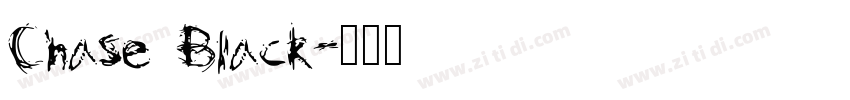 Chase Black字体转换